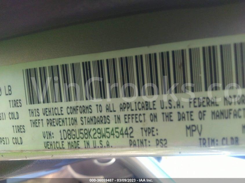 1D8GU58K29W545442