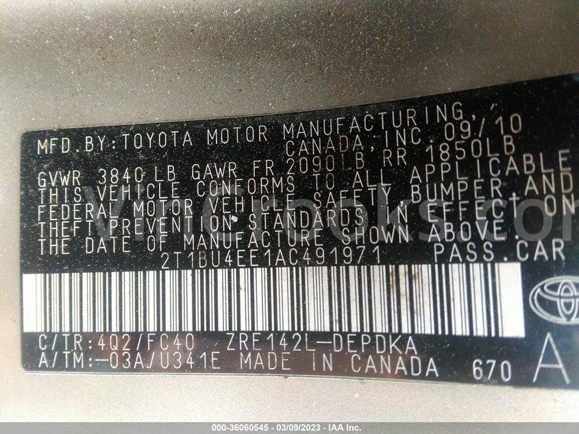 2T1BU4EE1AC491971