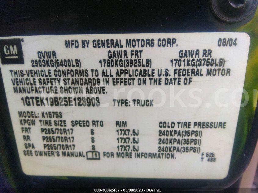 1GTEK19B25E123903