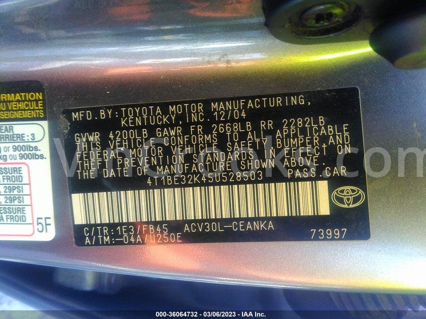 4T1BE32K45U528503