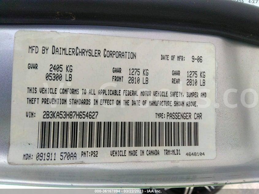 2B3KA53H87H654627