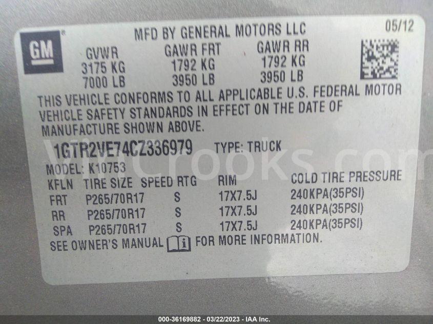 1GTR2VE74CZ336979