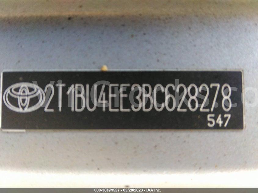 2T1BU4EE3BC628278