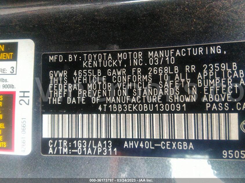 4T1BB3EK0BU130091