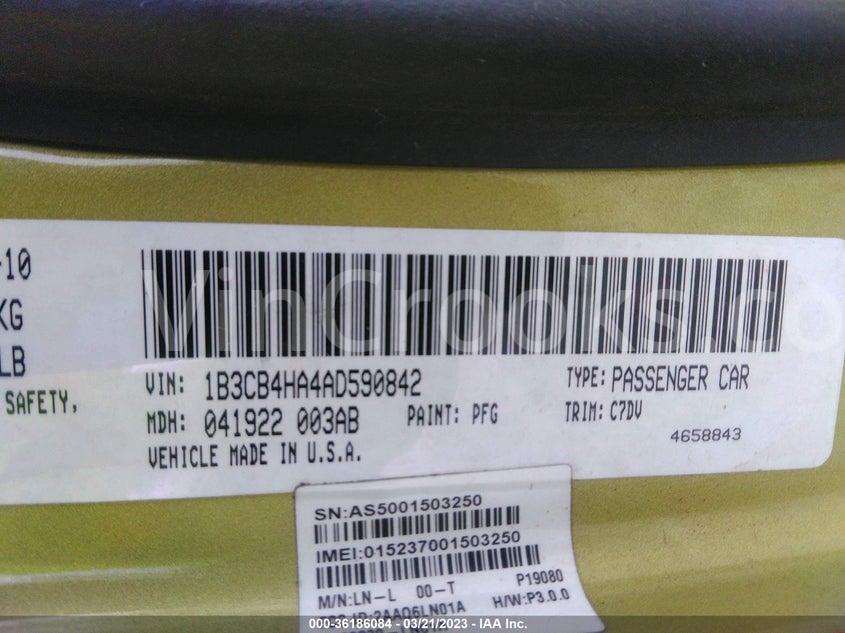 1B3CB4HA4AD590842