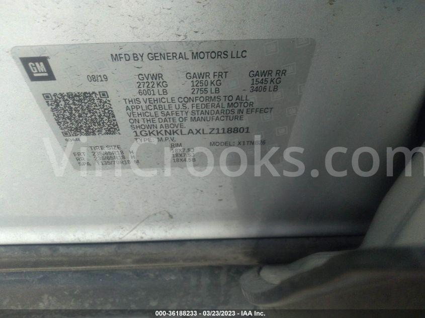 1GKKNKLAXLZ118801