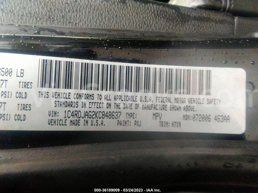 1C4RDJAG2KC848637
