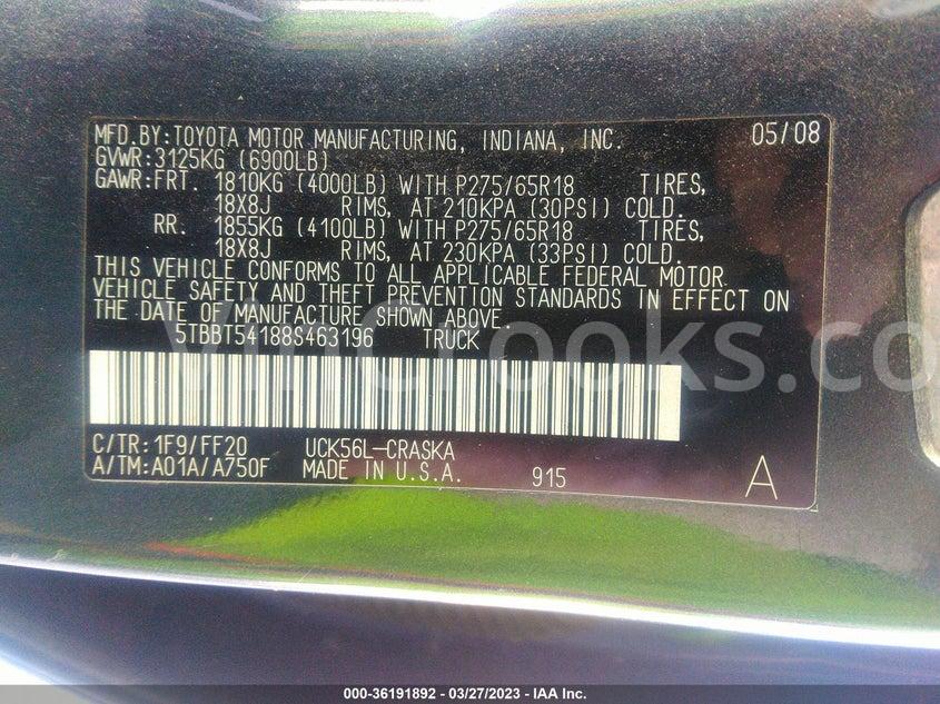 5TBBT54188S463196