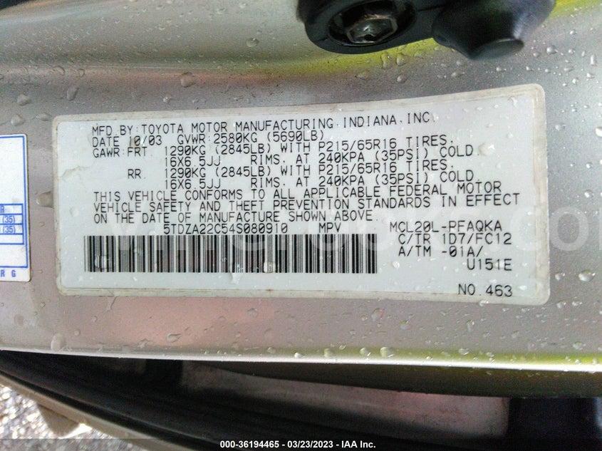 5TDZA22C54S080910