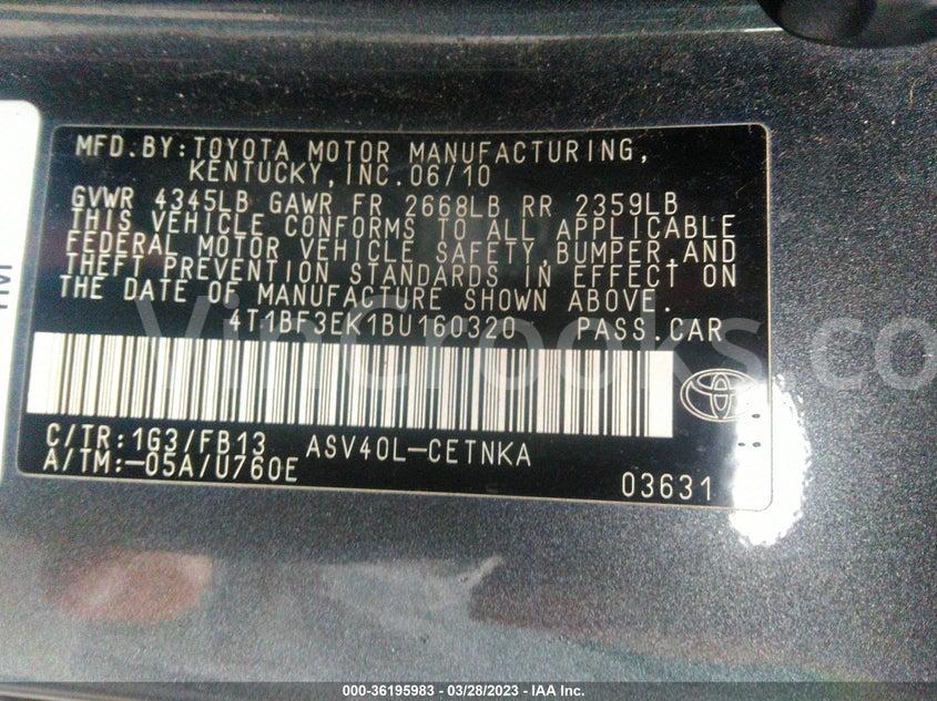 4T1BF3EK1BU160320