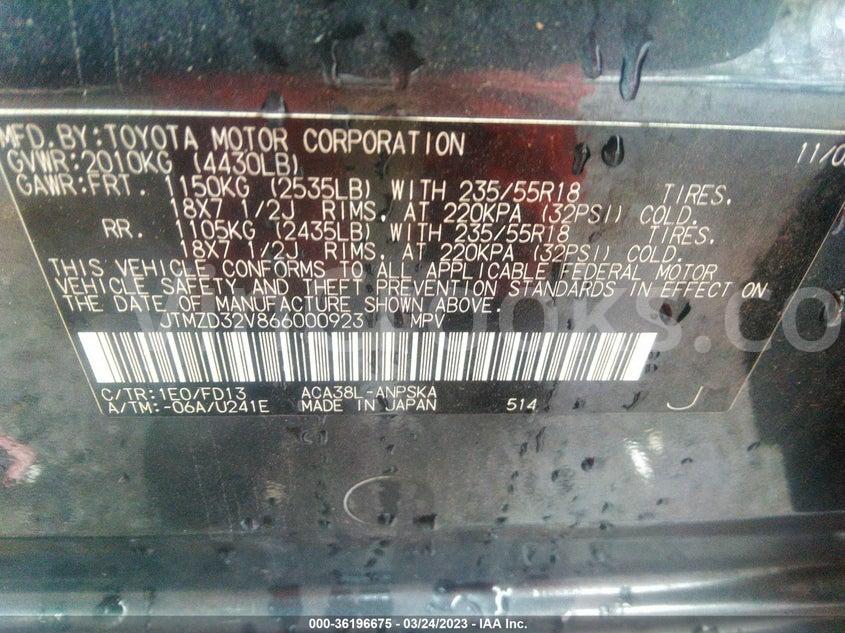 JTMZD32V866000923