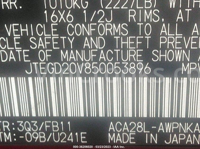 JTEGD20V850053896