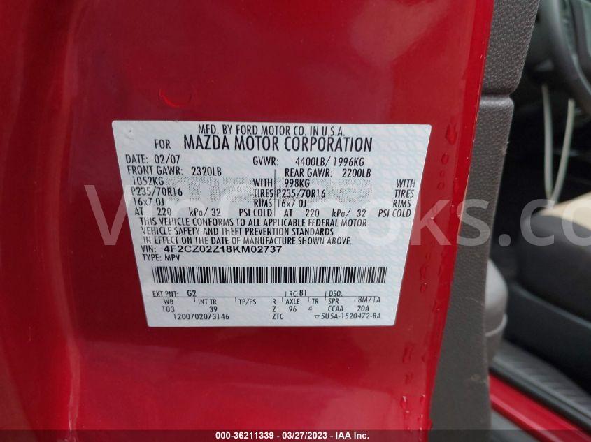 4F2CZ02Z18KM02737