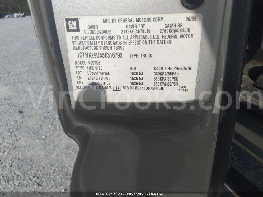 1GTHK29U55E316793