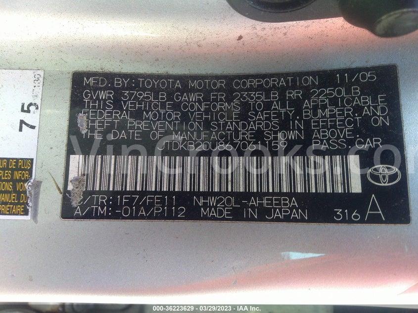 JTDKB20U867061159