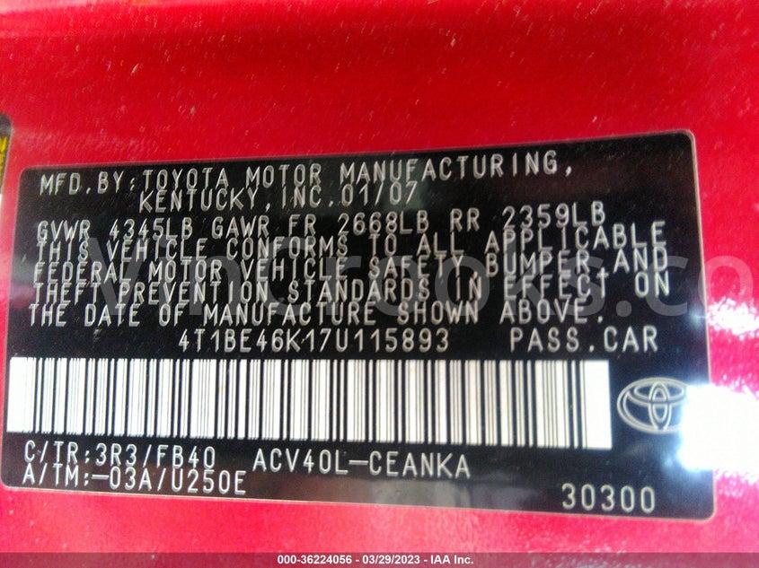 4T1BE46K17U115893