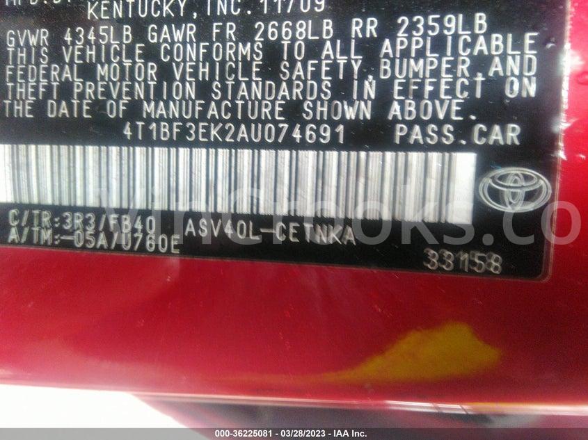 4T1BF3EK2AU074691