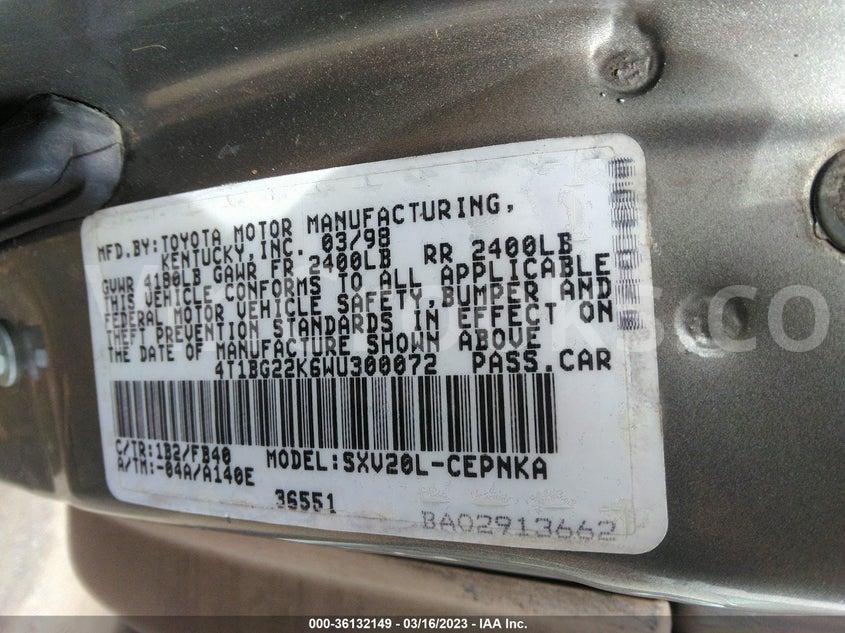 4T1BG22K6WU300072