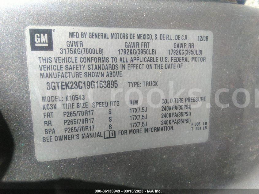 3GTEK23C19G163895