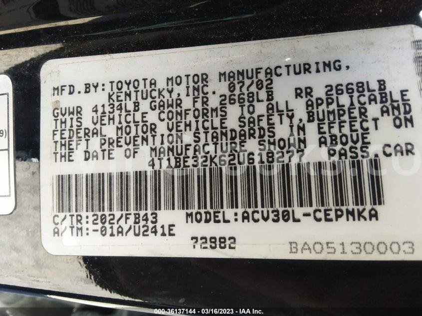 4T1BE32K62U618277