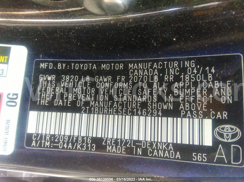 2T1BURHE5EC146294