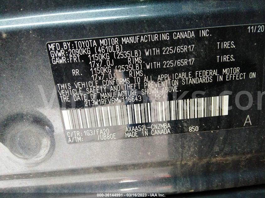 2T3W1RFV6MW116643