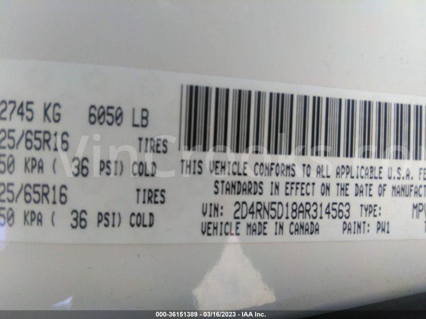 2D4RN5D18AR314563