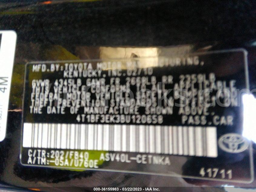 4T1BF3EK3BU120658