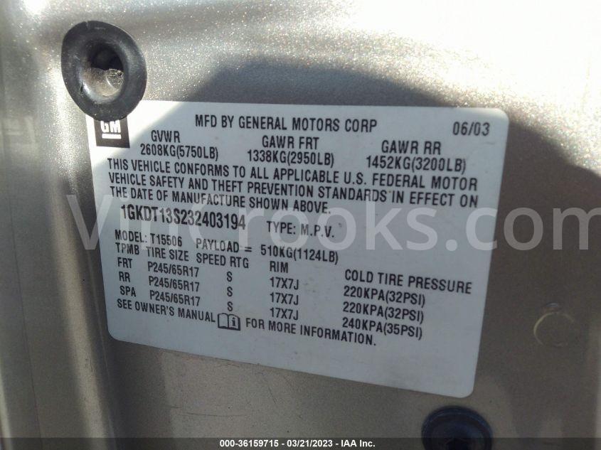 1GKDT13S232403194