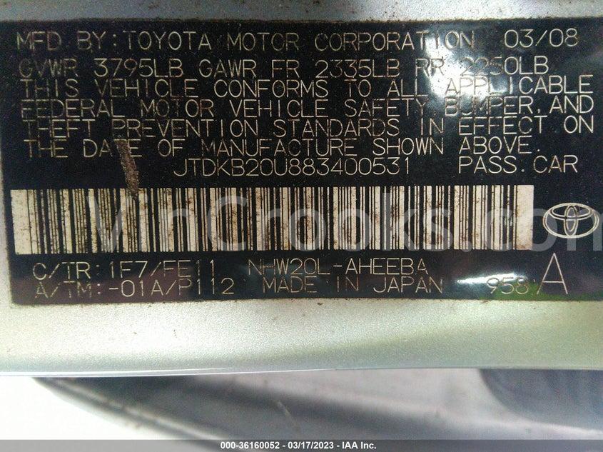 JTDKB20U883400531