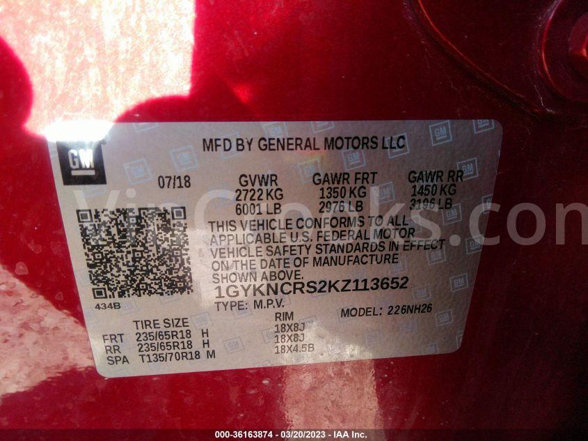 1GYKNCRS2KZ113652
