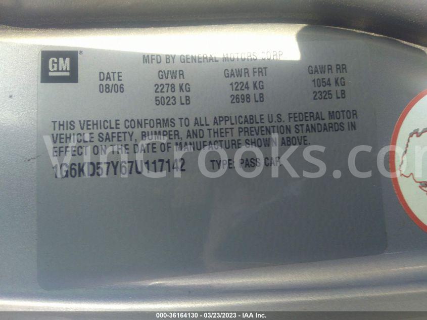 1G6KD57Y67U117142