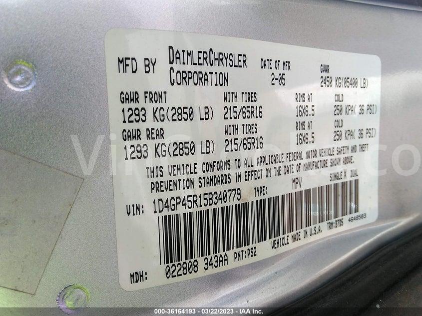 1D4GP45R15B340779