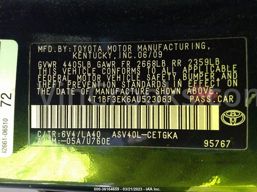 4T1BF3EK6AU523063