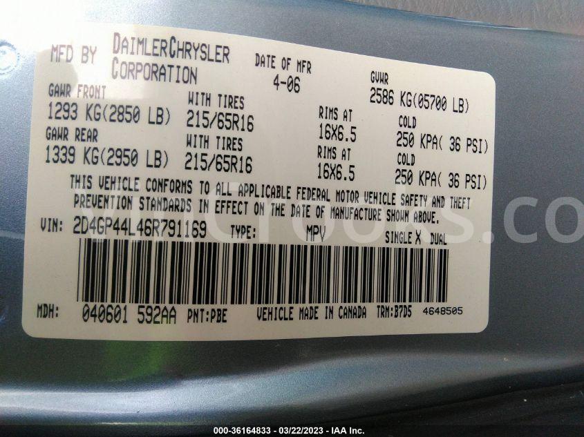 2D4GP44L46R791169