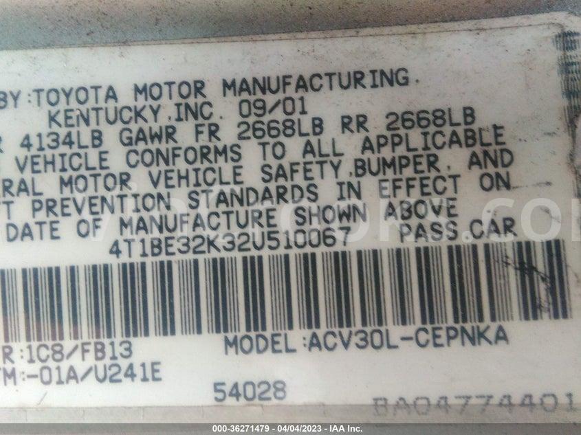 4T1BE32K32U510067