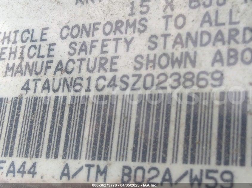 4TAUN61C4SZ023869