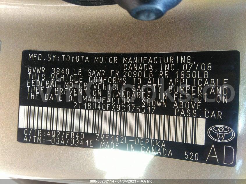 2T1BU40EX9C075517