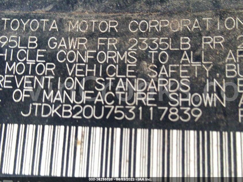 JTDKB20U753117839