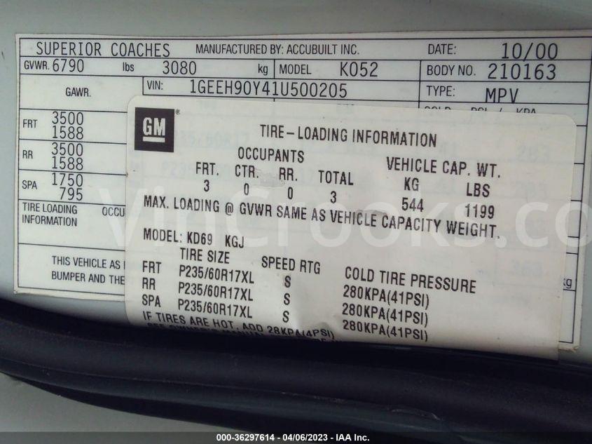 1GEEH90Y41U500205