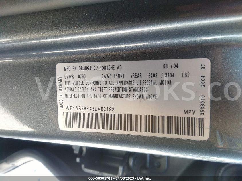 WP1AB29P45LA62192