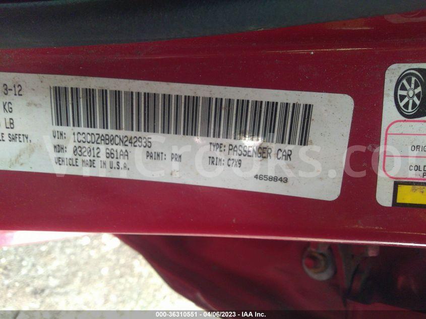 1C3CDZAB0CN242935