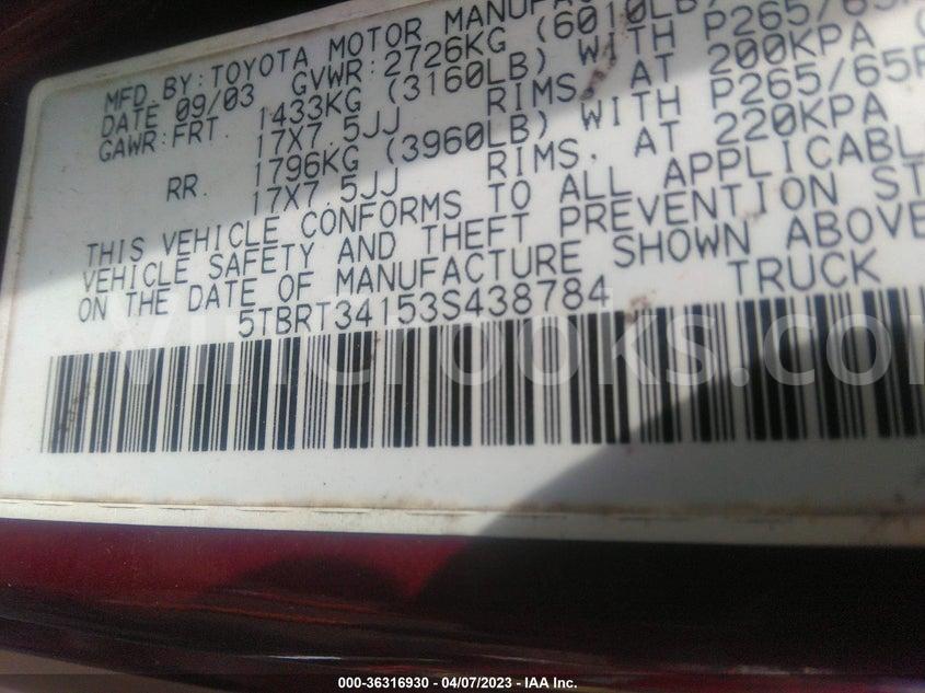 5TBRT34153S438784