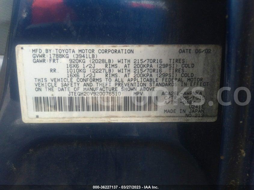 JTEGH20V920076510