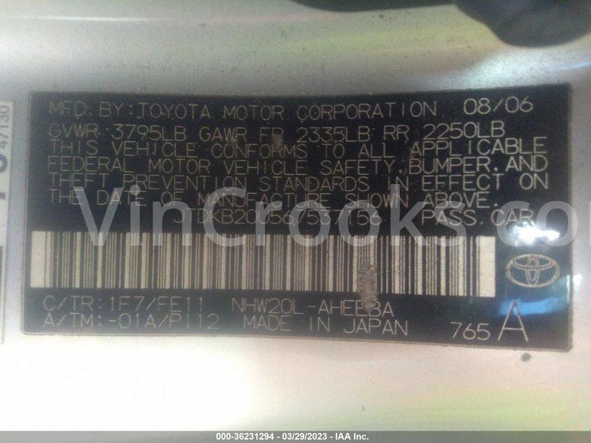 JTDKB20U567537156