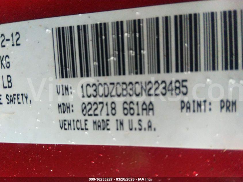 1C3CDZCB3CN223485