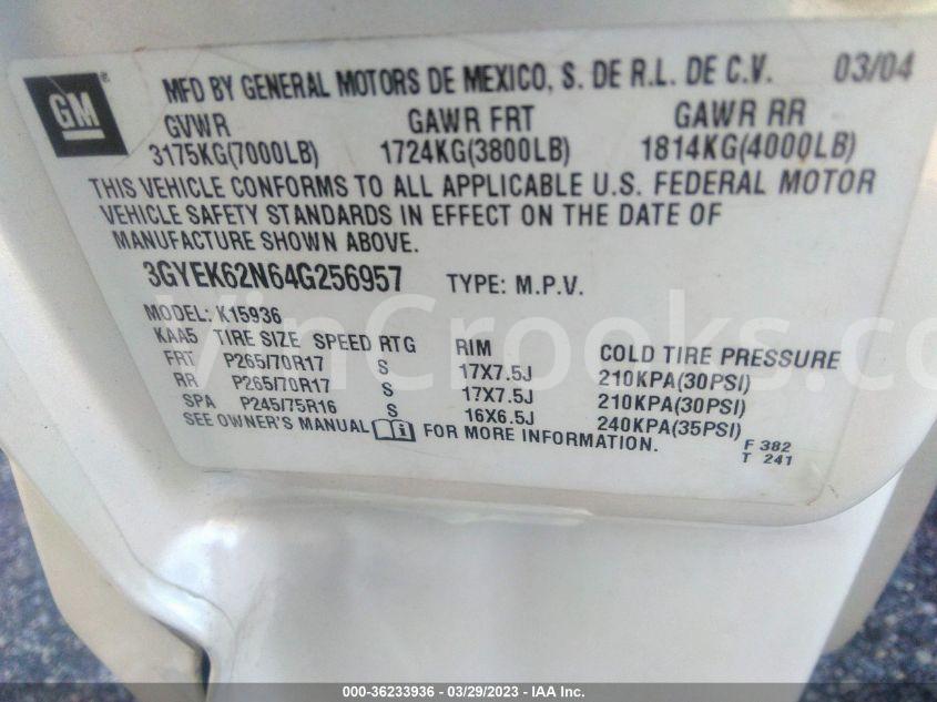 3GYEK62N64G256957