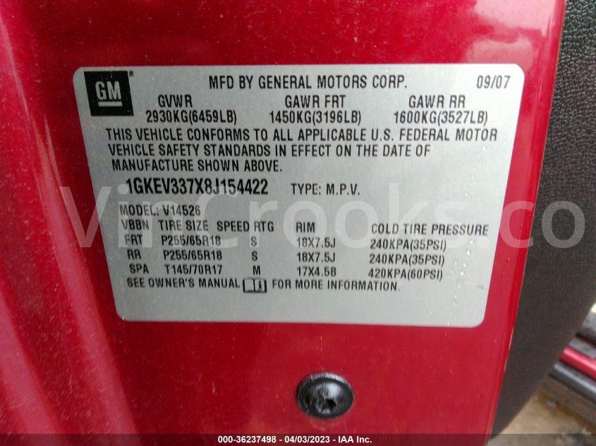 1GKEV337X8J154422