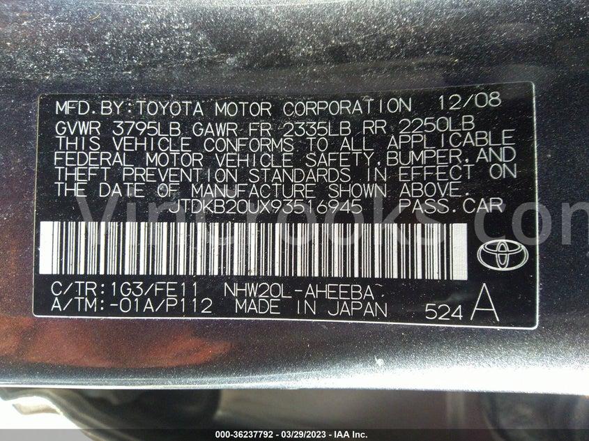 JTDKB20UX93516945