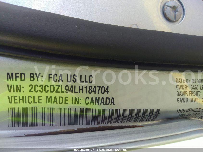 2C3CDZL94LH184704